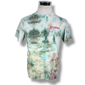Riviera Casino Crazy Girls 25 25th Anniversary T-Shirt Men's Medium Y2K Tie Dye